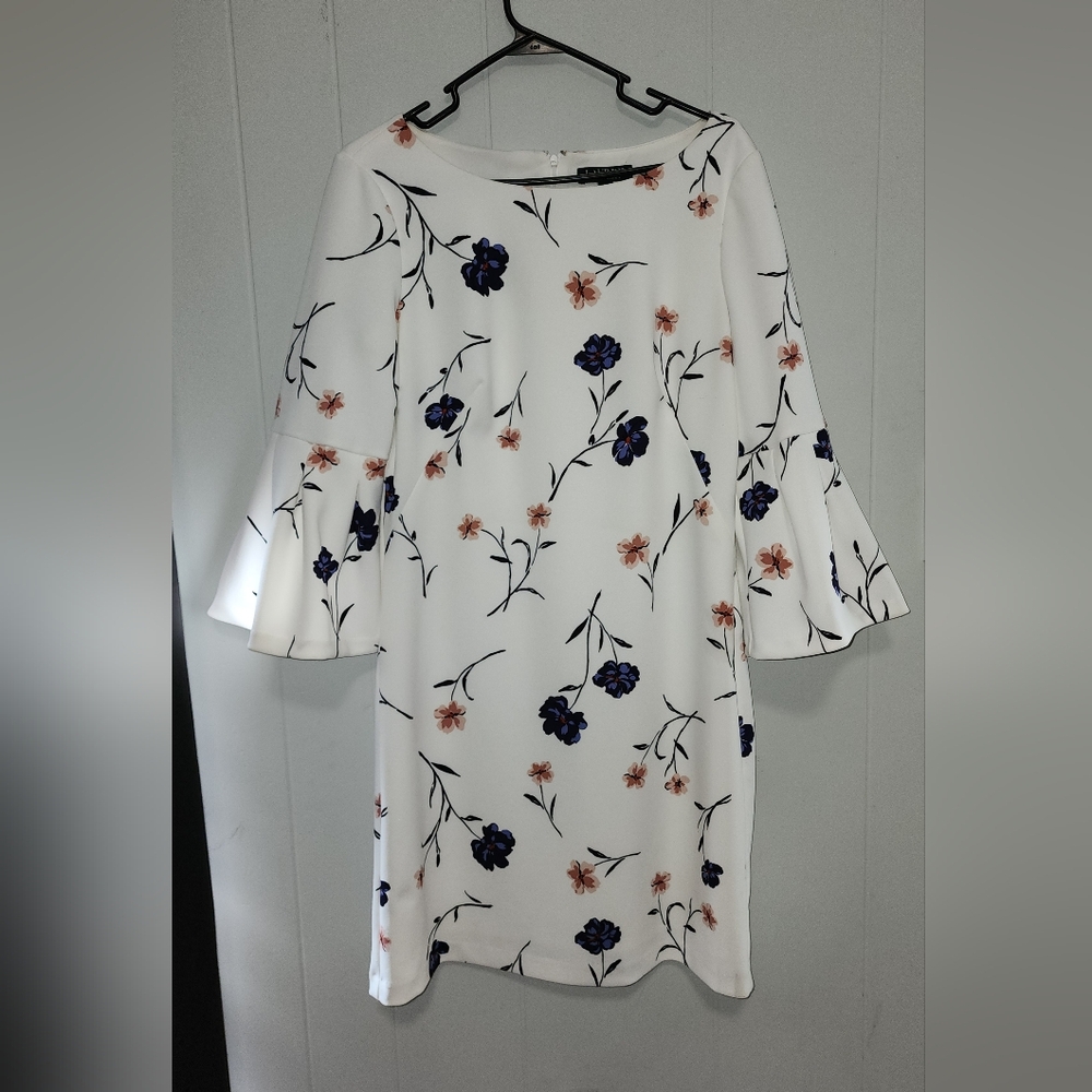 Ralph Lauren Stunning ๐ Boho Style Floral Bell Sleeve Dress - Picture 1 of 16